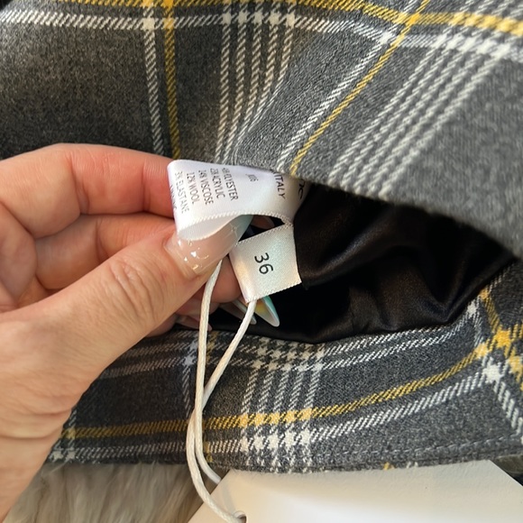 Elleme Checked Cropped Jacket - Picture 6 of 9